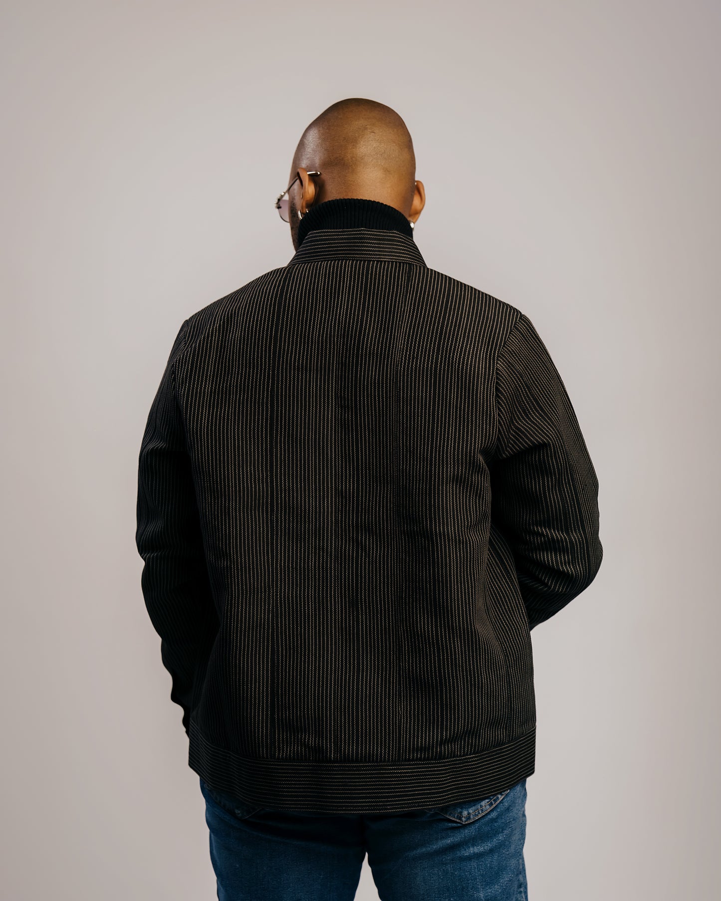 Aso Oke Trucker Jacket