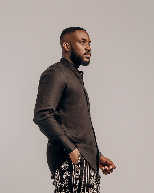 Black Linen Shirt