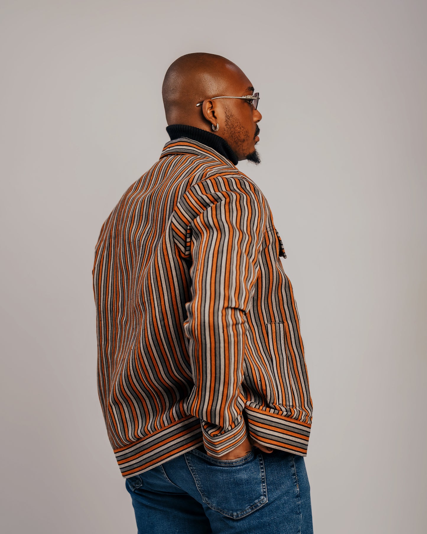 Ajani (Aso Oke Trucker Jacket)