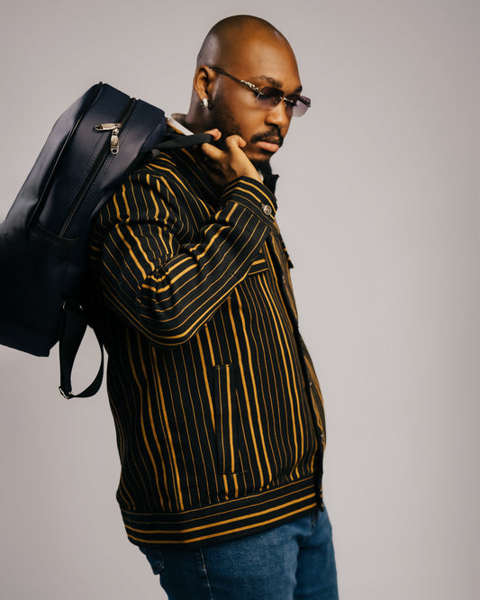 Ajani (Aso Oke Trucker Jacket)