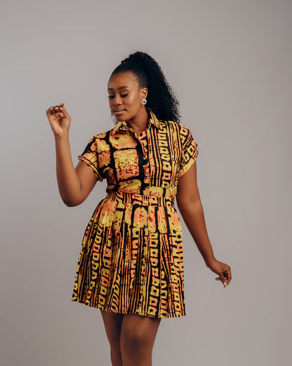 Oreke Utility Mini Dress