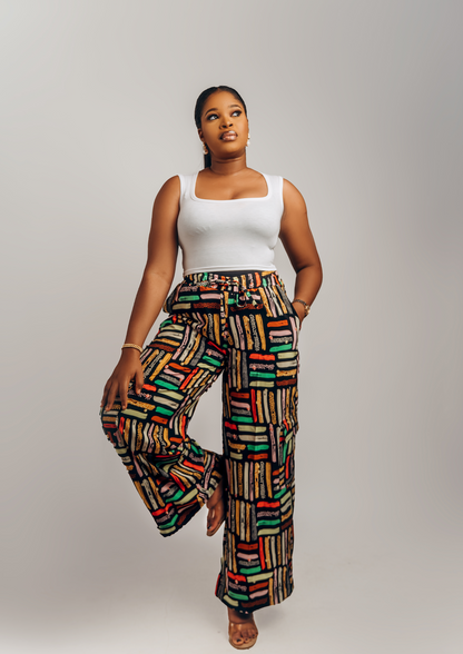 Madiba High-Waist Combat Pant ( Multicolored)