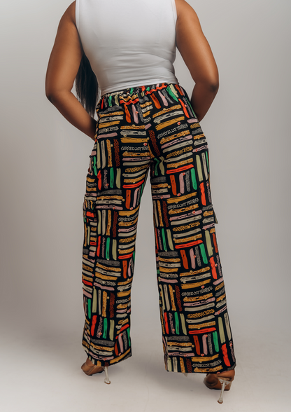 Madiba High-Waist Combat Pant ( Multicolored)