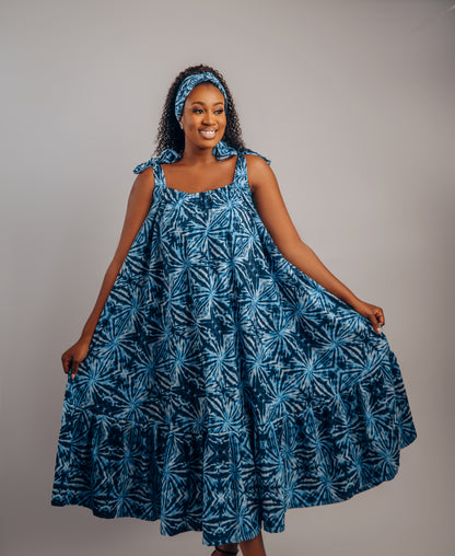 Amina Strappy Midi Dress