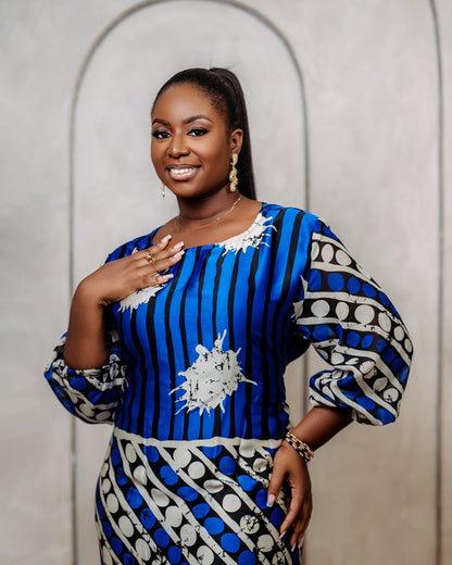 Wrap Silk Chiffon Dress