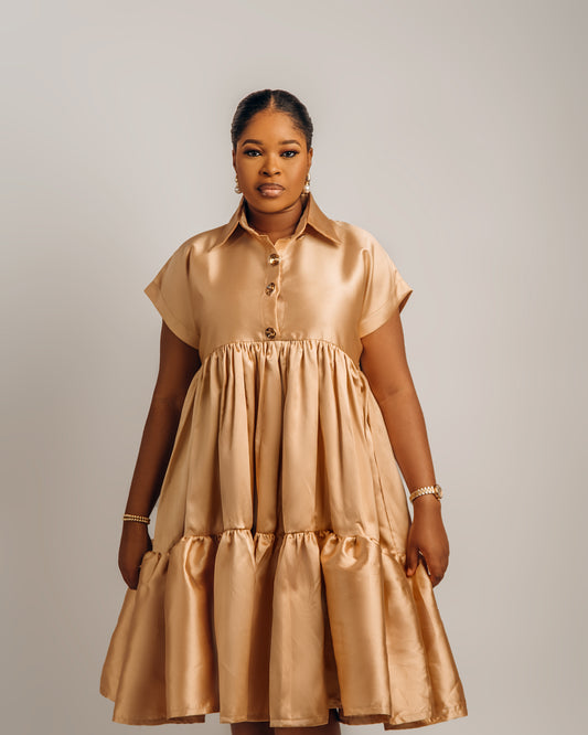 Dinma Dress (Gold)